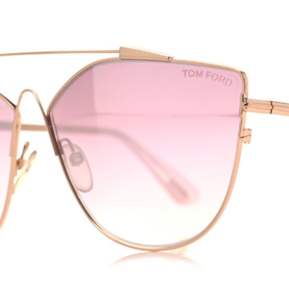 Tom Ford Gold Frame Pink Lens Sunglasses main image 5